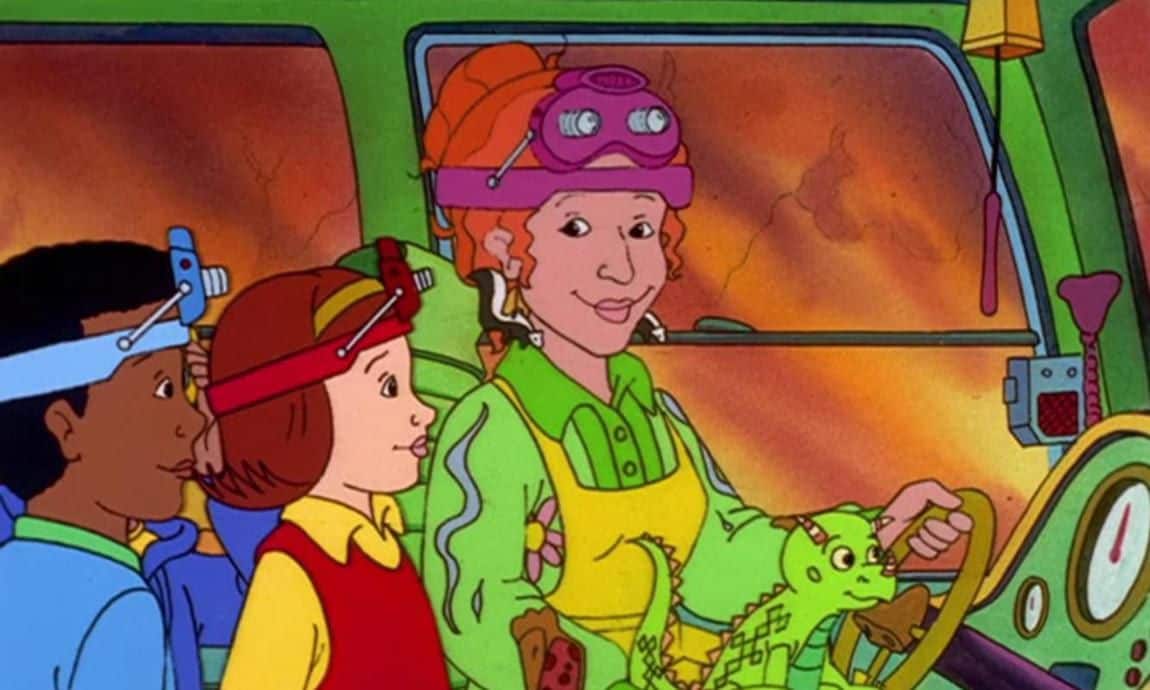 Ms. Valerie Frizzle, played by Lily Tomlin, on The Magic School Bus