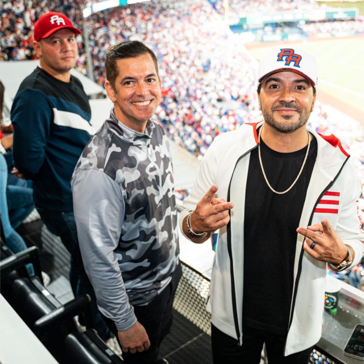 Luis Fonsi with friends.