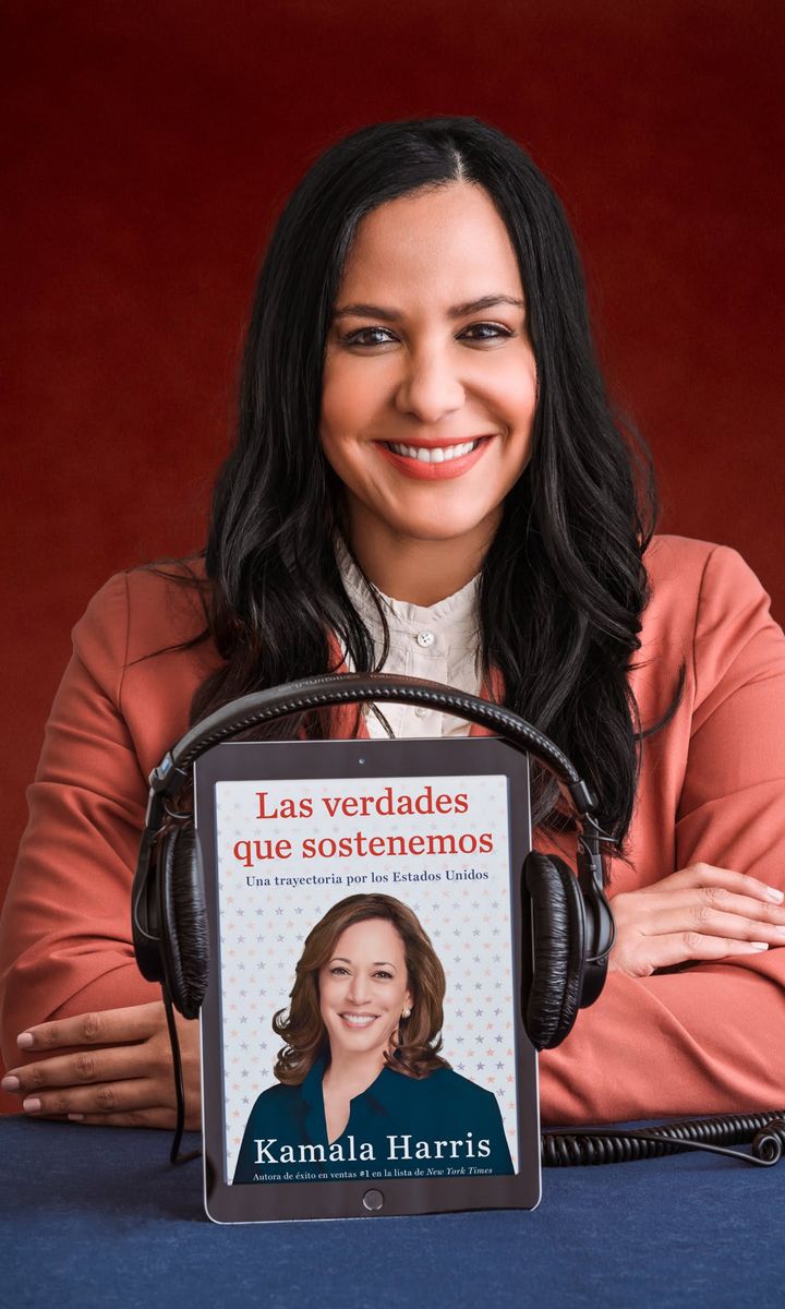 The Dominican who uses her voice to narrate Kamala Harris’s audiobook