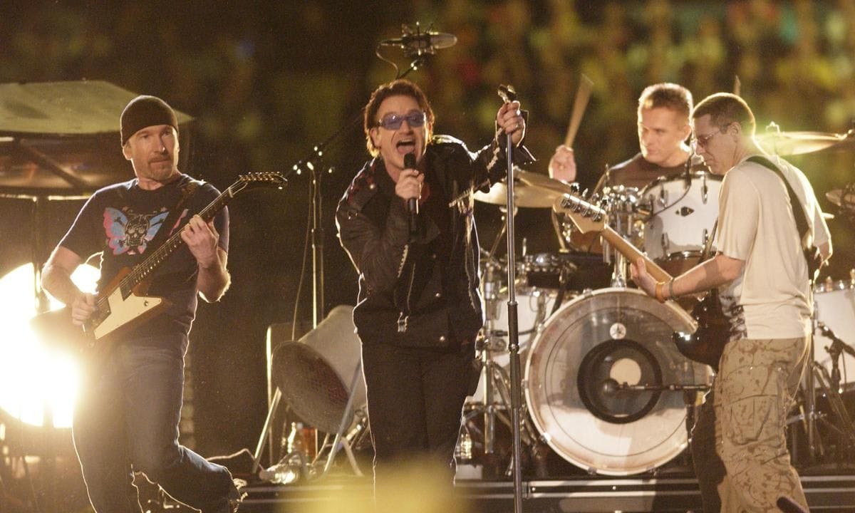 Super Bowl XXXVI - Halftime Show with U2