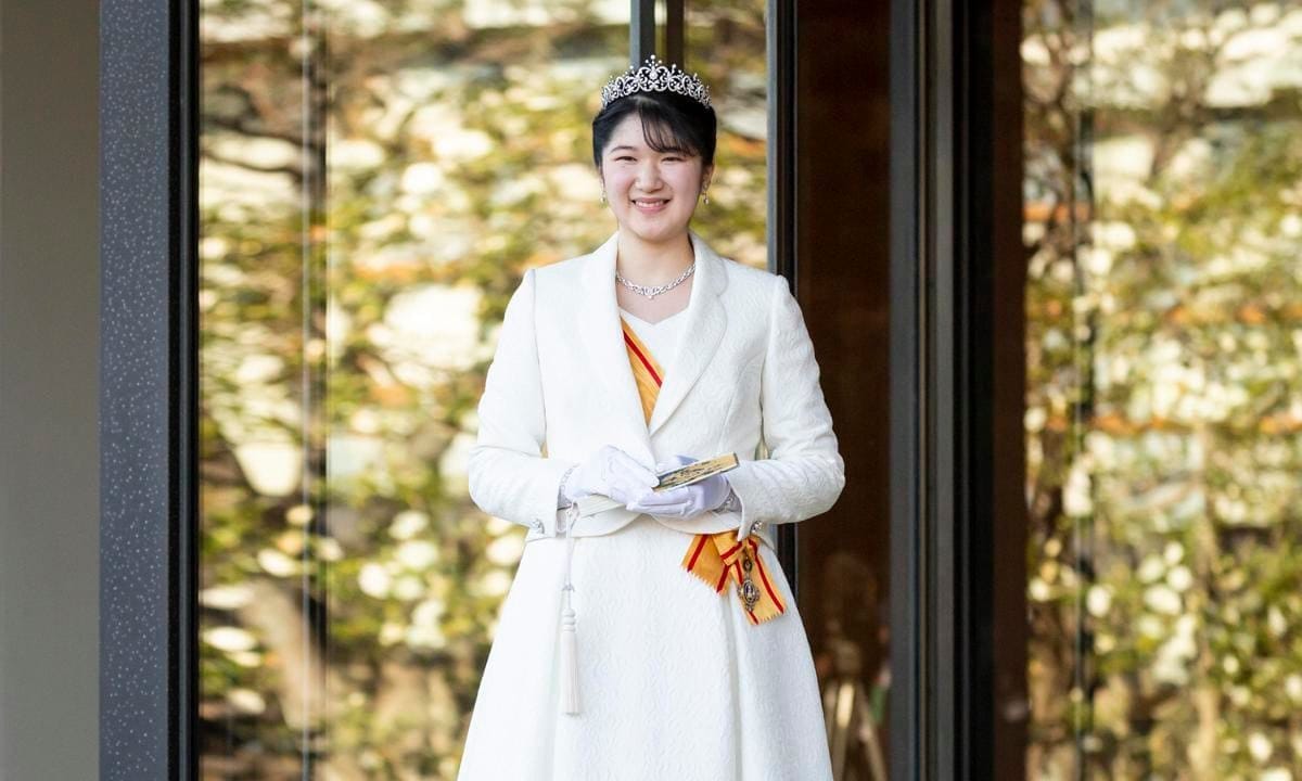 Japan's Princess Aiko Greets Media Upon Her Coming of age