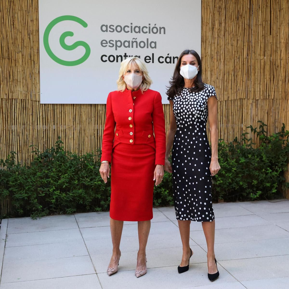 The royal and first lady visited the Spanish Association Against Cancer’s headquarters in Madrid