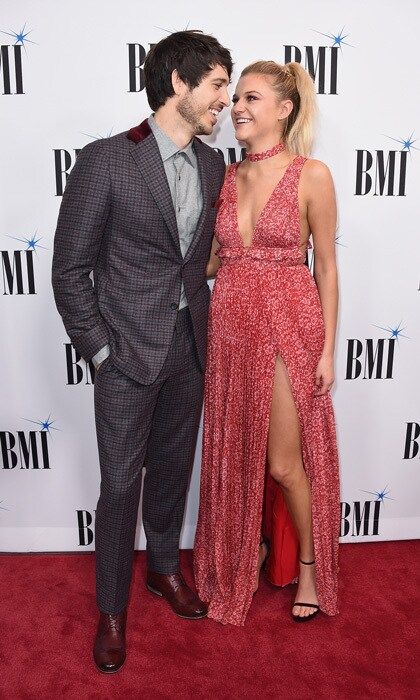 Kelsea Ballerini had the perfect accessory to her Amur gown, her fiance Morgan Evans. The two stepped out in style to the BMI Country Awards prior to the CMAs in Nashville on November 7.
Photo: Getty Images