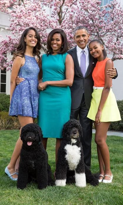 Barack Obama and family