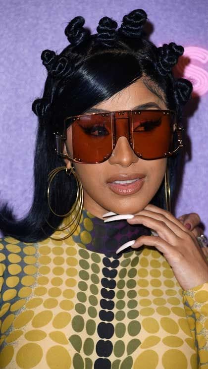 Cardi B Bantu Knots