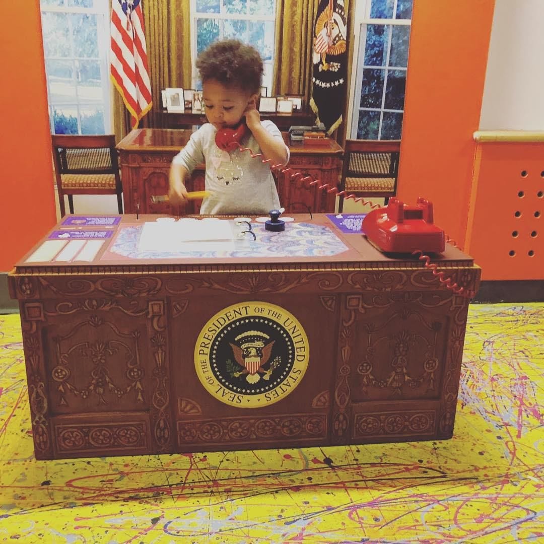 Serena Williams' daughter Olympia for president