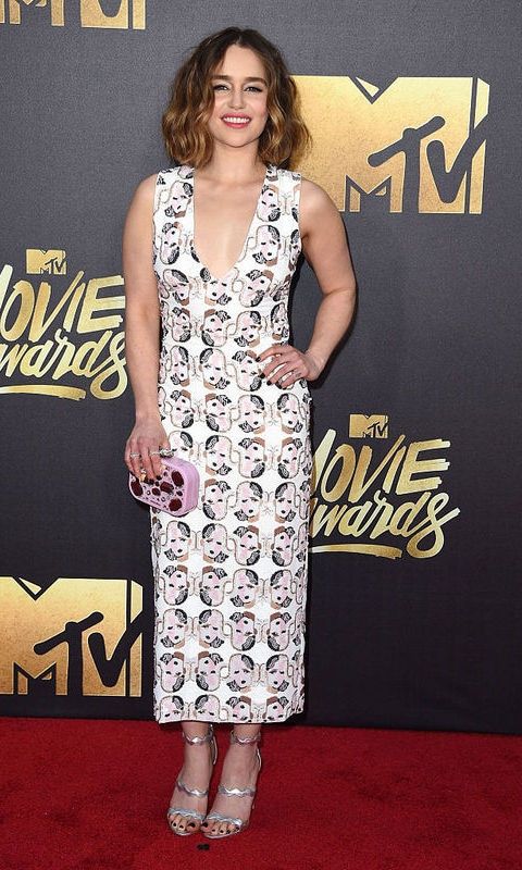 Emilia Clarke in Miu Miu
<br>
Photo: WireImage