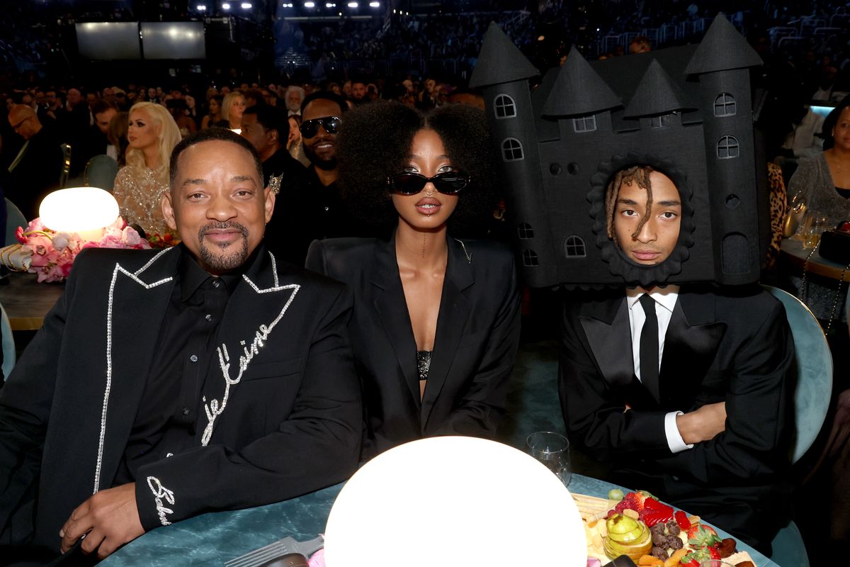 Will Smith, Willow Smith, and Jaden Smith attend the 67th Annual GRAMMY Awards