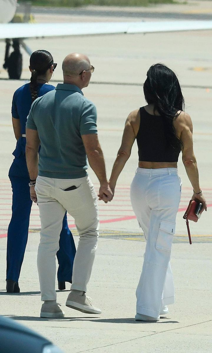 Lauren Sanchez and Jeff Bezos