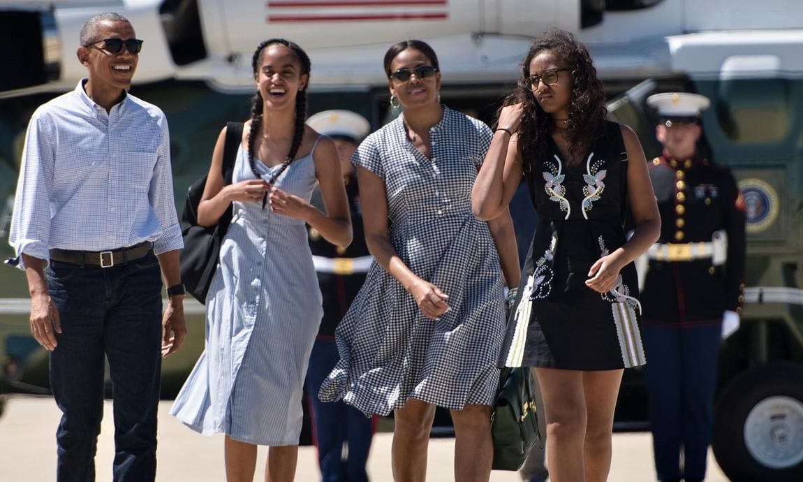 sasha obama, malia obama