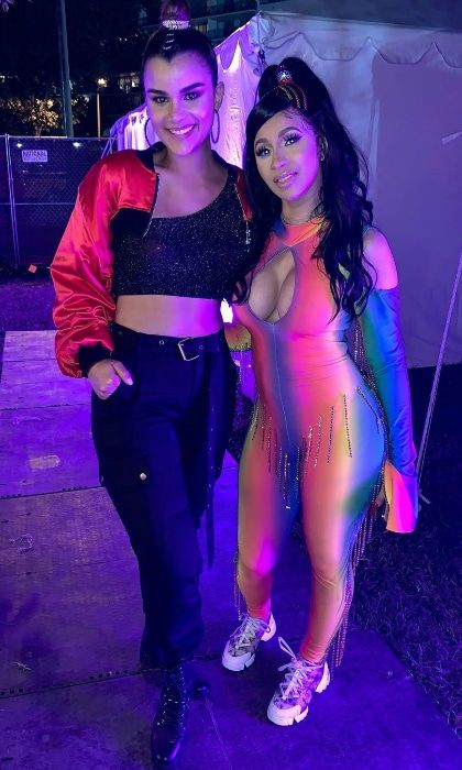 Clarissa Molina and Cardi B