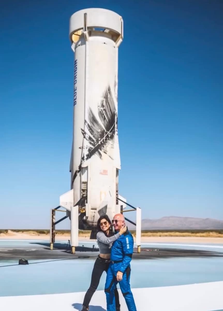 Lauren Sanchez behind-the-scenes look at Blue Origins flight