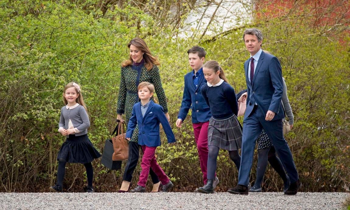 Crown Prince Frederik and Crown Princess Mary's children are studying in Switzerland