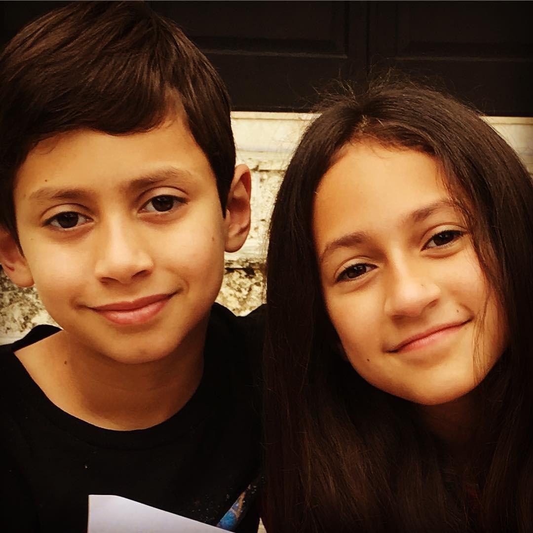 Jennifer Lopez and Marc Anthony's children Max and Emme