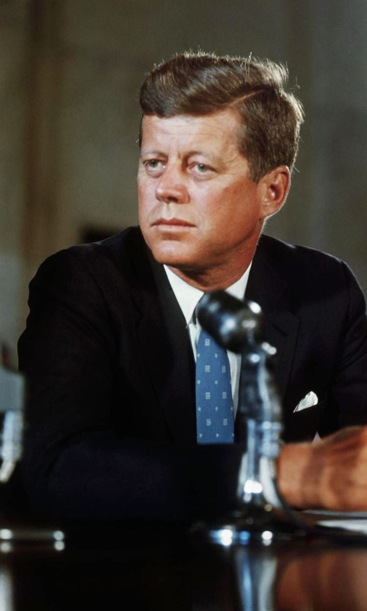 President John F. Kennedy on First Day in Office