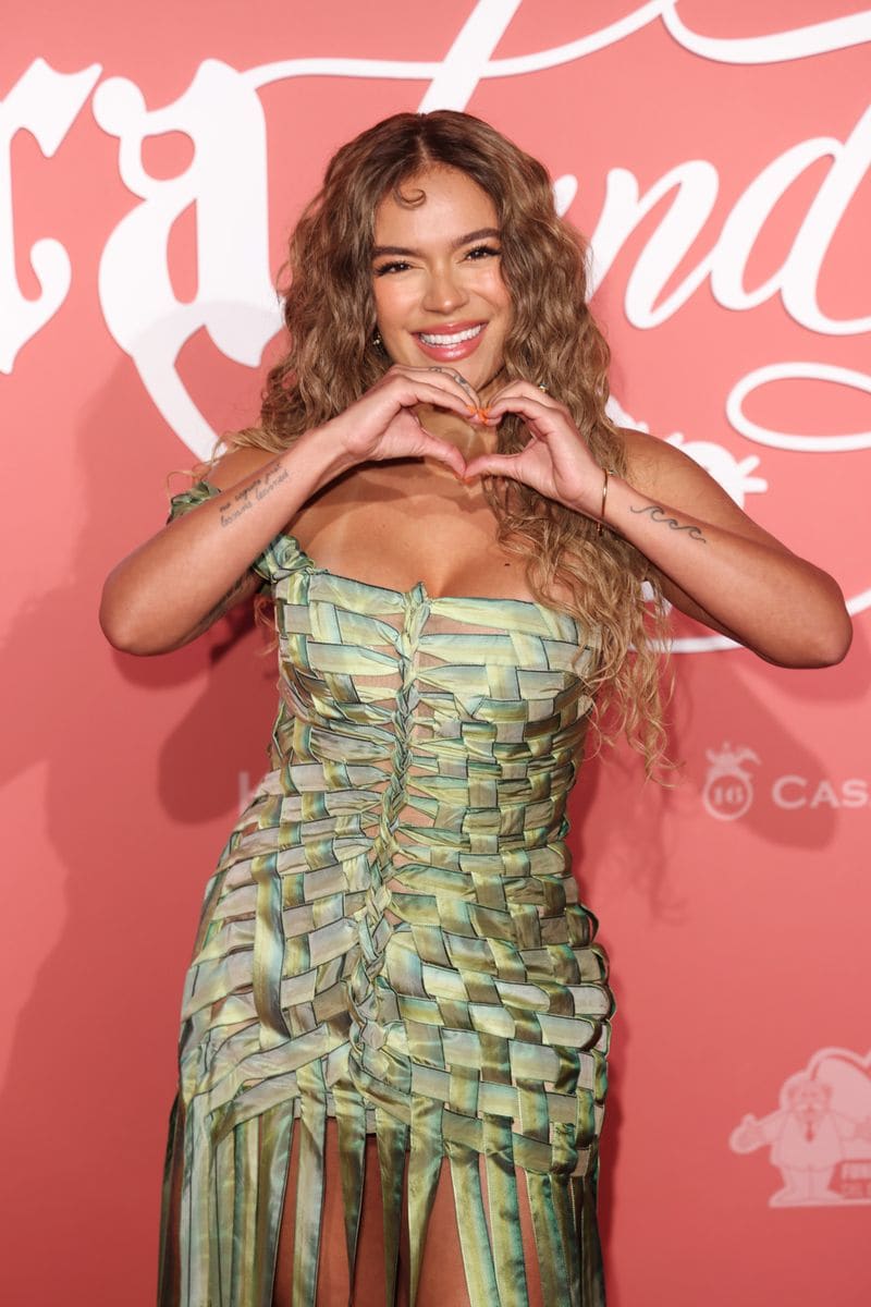 MIAMI, FLORIDA - FEBRUARY 22: Karol G attends Karol G's Con Cora Foundation's Con Cora Land Benefit Gala on February 22, 2025 in Miami, Florida. (Photo by Romain Maurice/Getty Images)