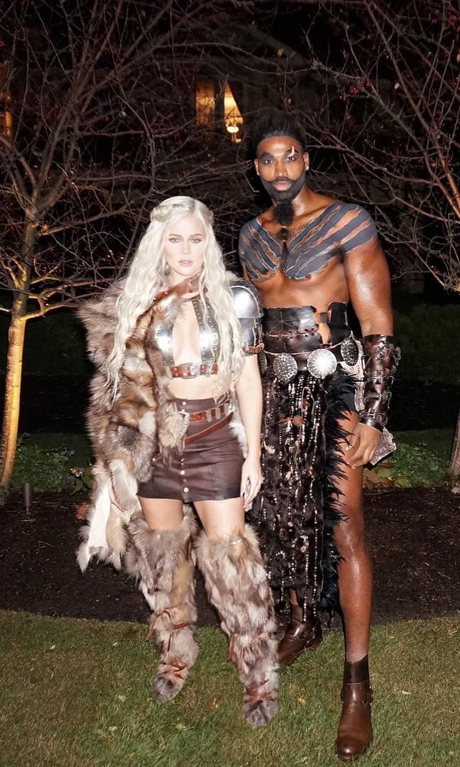 Khloe Kardashian and Tristan Thompson Halloween