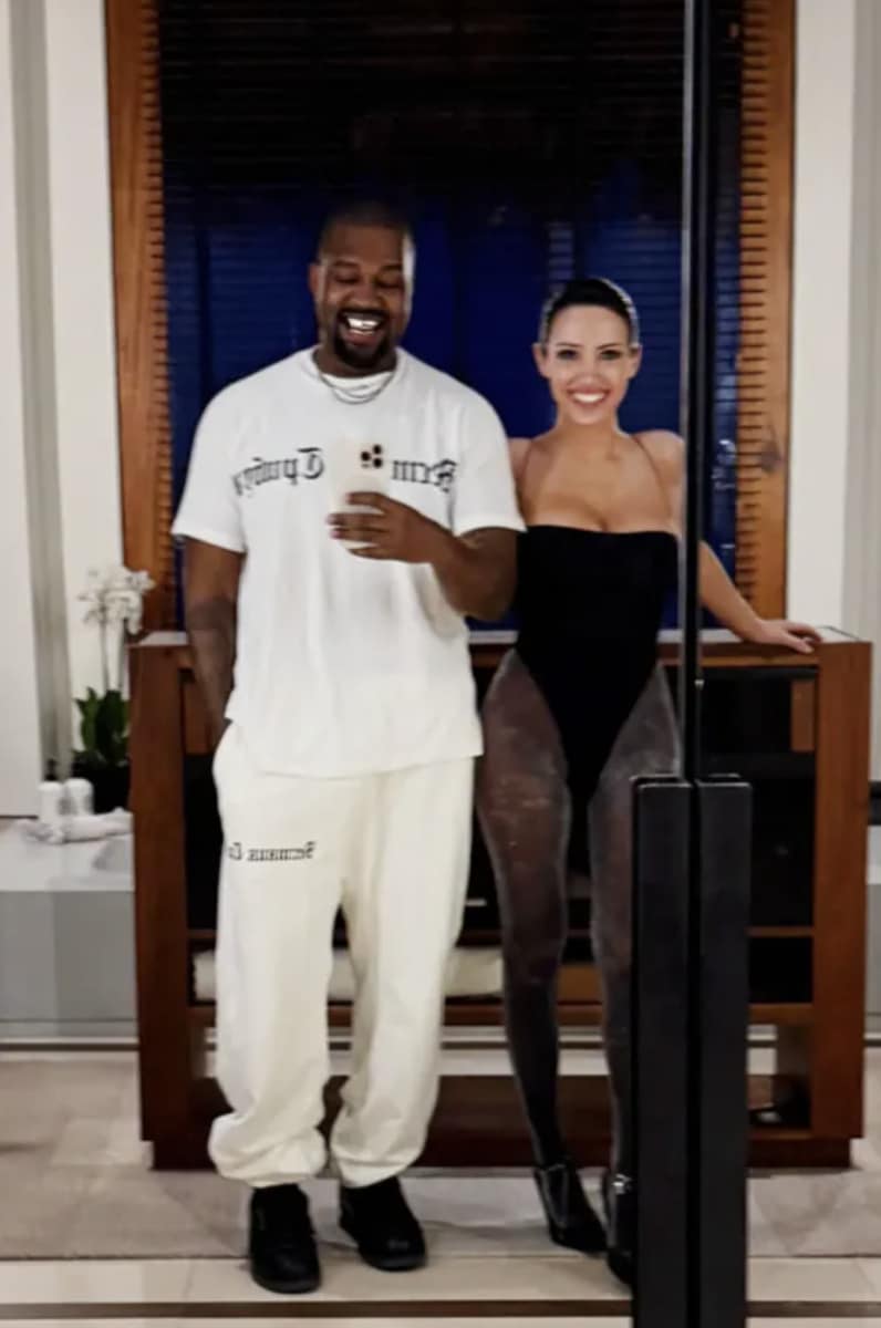 Kanye West and Bianca Censori