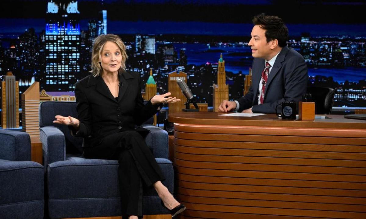 Jodie Foster at The Tonight Show Starring Jimmy Fallon