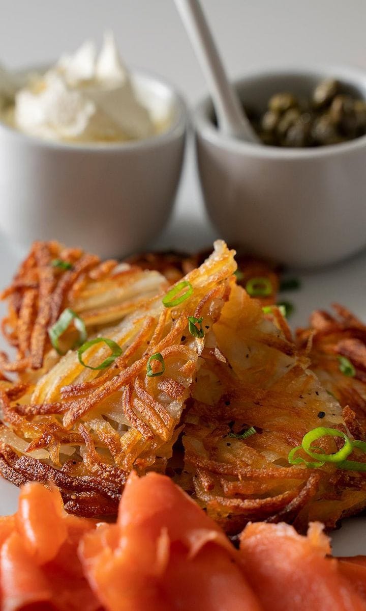 Pommes Darphin (aka fancy hash browns) recipe by HOLA! USA