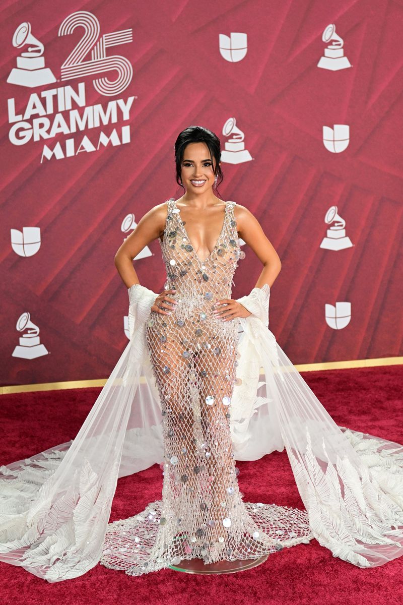  Becky G attends the 25th Annual Latin Grammy Awards 