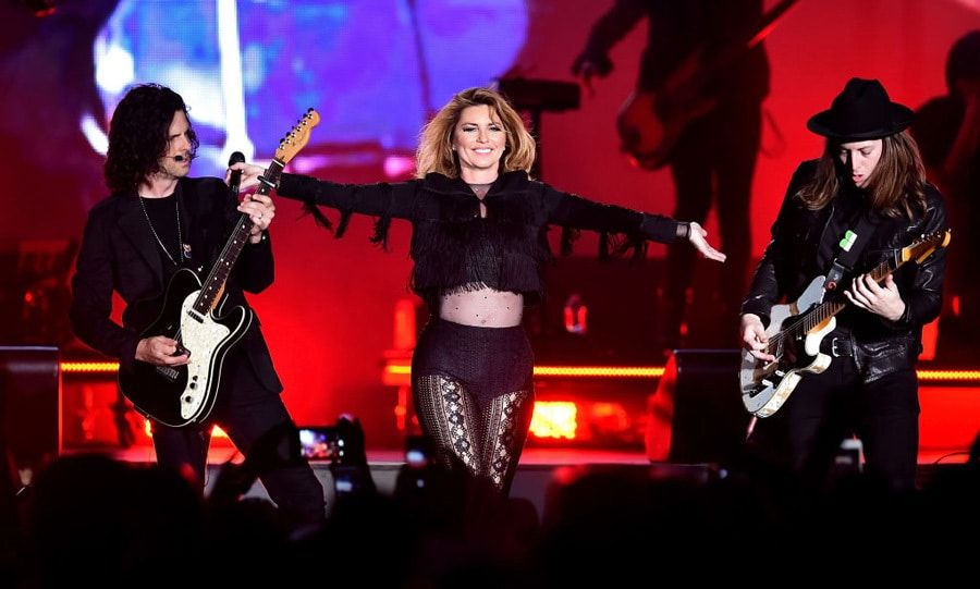 April 29: Shania Twain debuted her new single <i>Life's About to Get Good</i> during Stagecoach in Indio, California.
Photo: Kevin Winter/Getty Images for Stagecoach