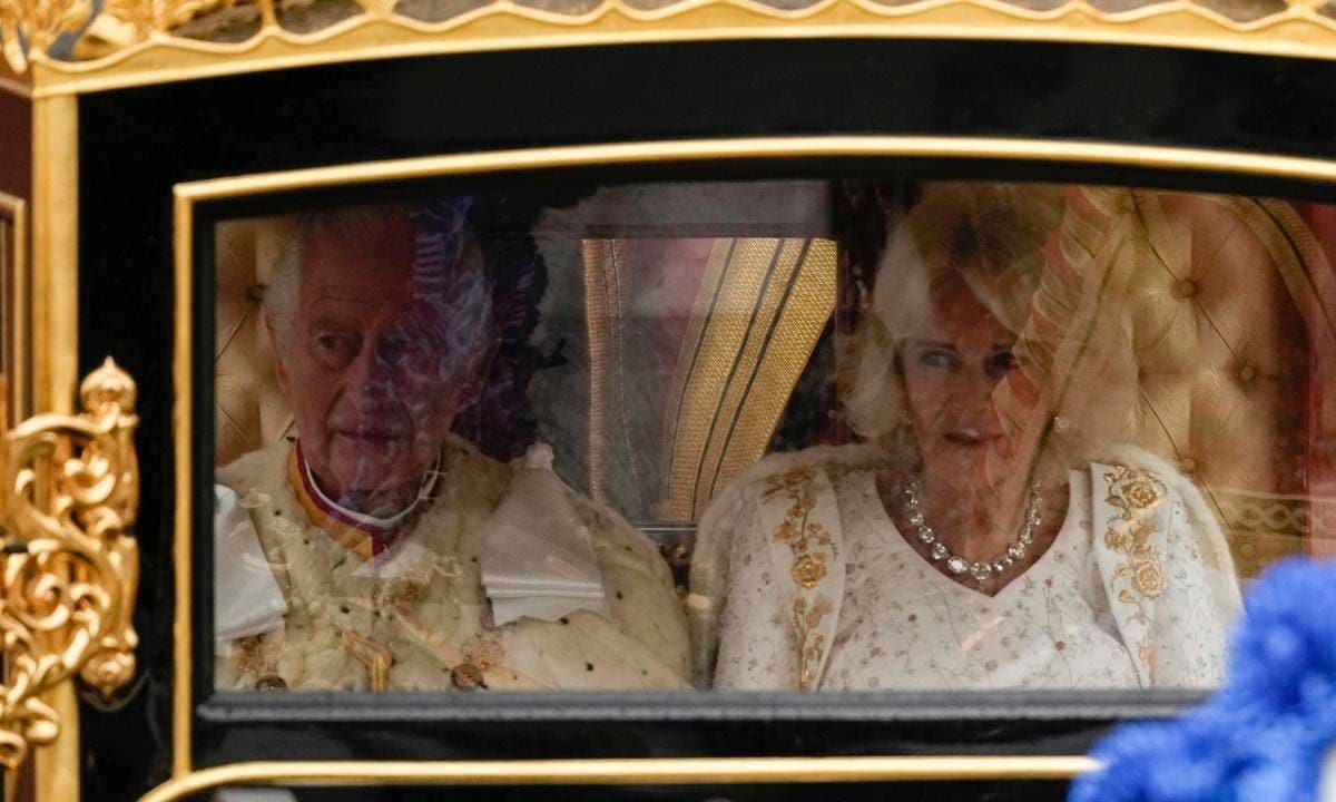 Their Majesties King Charles III And Queen Camilla   Coronation Day