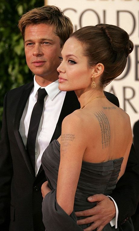 January 2007: Brad and Angelina had earned their reputation as red carpet icons, stunning at the the 64th annual Golden Globes in Beverly Hills.
<br>
Photo: Getty Images
