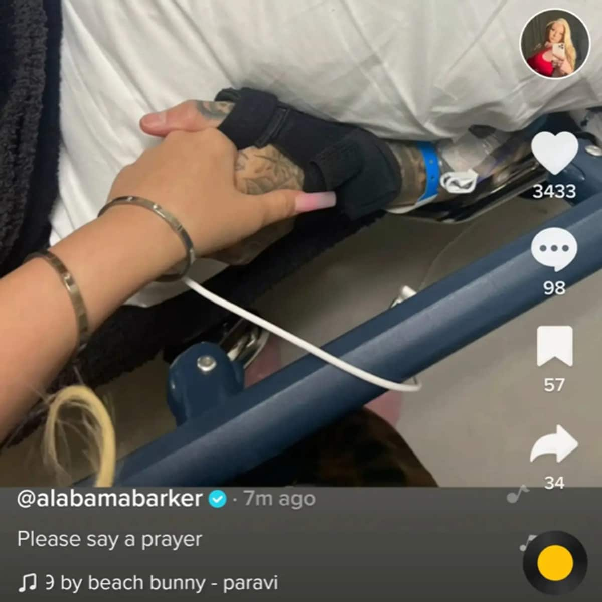 Alabama Barker on TikTok