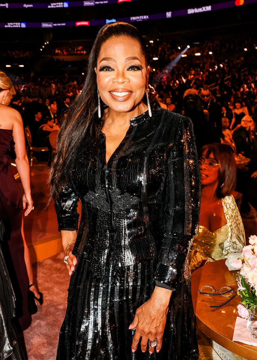 Oprah Winfrey attends the 66th GRAMMY Awards 