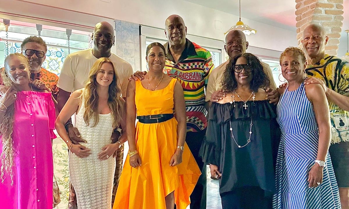 Magic Johnson and friends