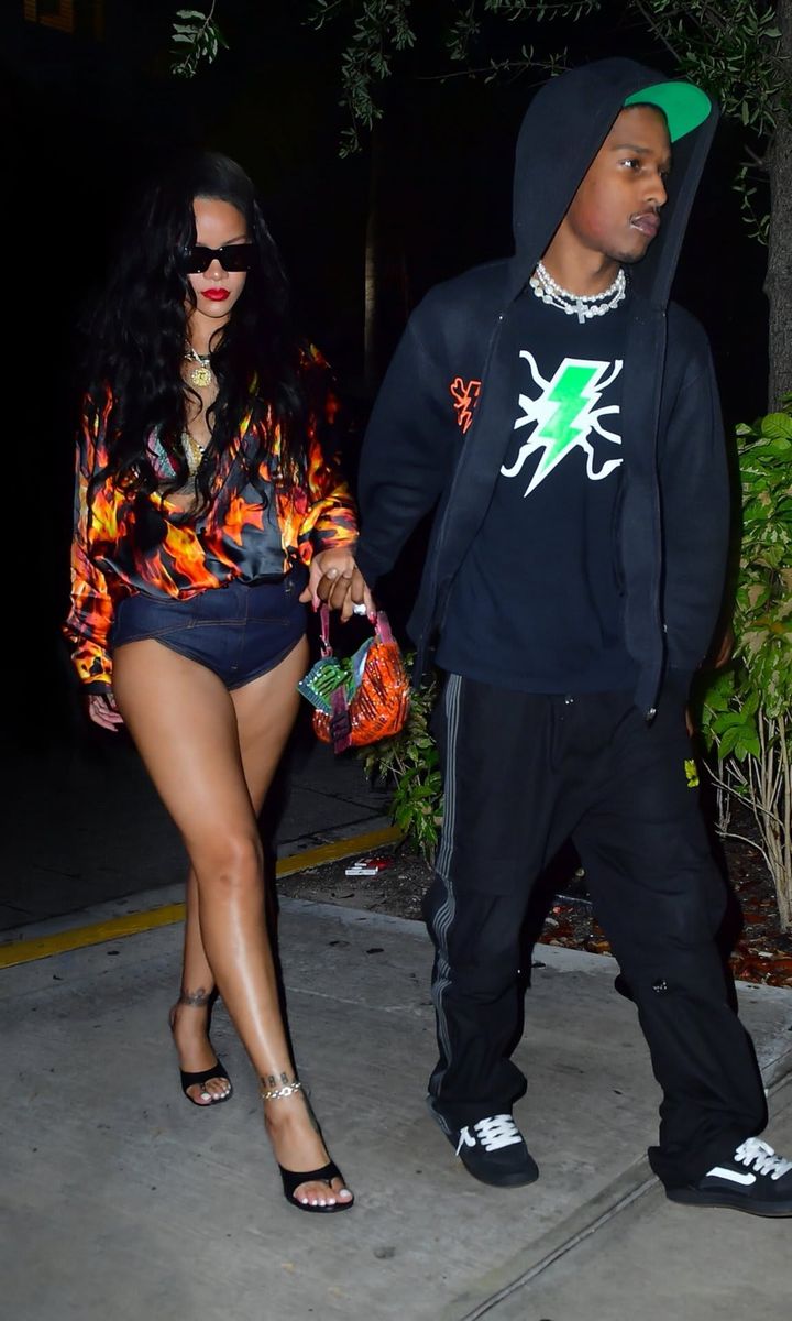 Rihanna and A$AP Rocky out in Miami