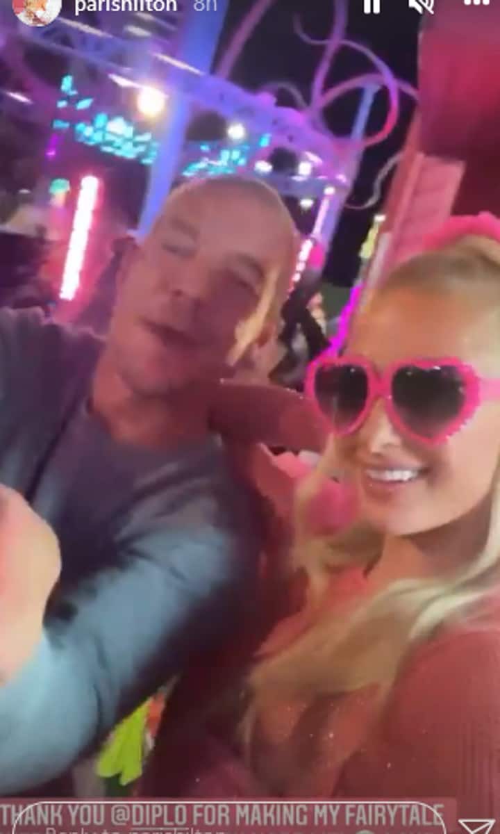 Paris Hilton and Diplo