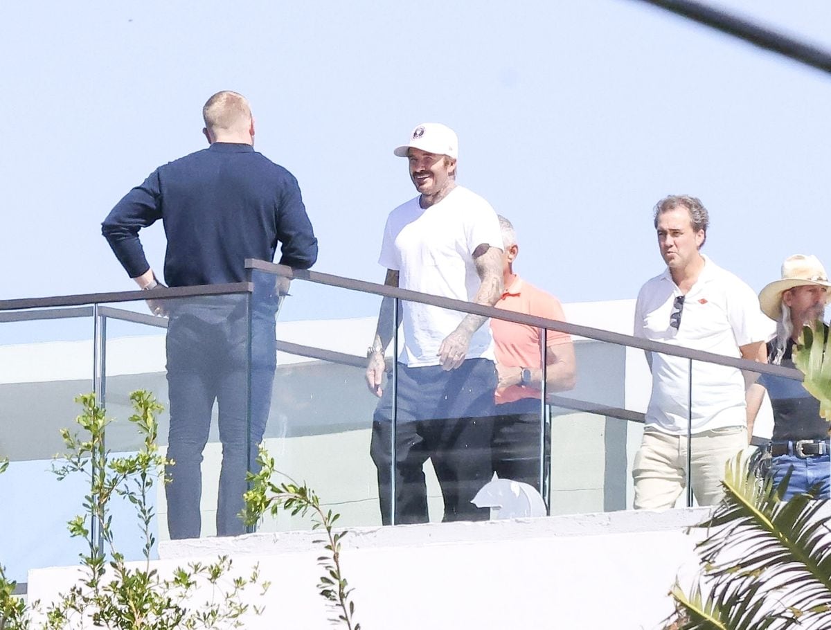 David Beckham in his Miami home