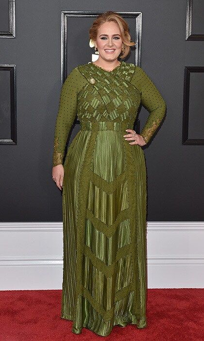 <a href="https://us.hellomagazine.com/tags/1/adele/"><strong>Adele</strong></a>
<br/><br/>
The British singer hit back at critics who mocked her look at this year's Grammys, where she was cruelly compared to Princess Fiona from <i>Shrek</i>. The Grammy-winner, who took home an impressive five awards at the award ceremony, spoke her mind to a sold-out audience in Perth, Australia (one of the stops on her world tour). She discussed how she felt about the negative social media comments with the crowd, saying: "I wore this dress, right, everyone said I looked like Fiona, I don't [expletive] care. It was Givenchy couture! They can say what they want." According to <i>Metro</i>, she also remarked: "I worked out. Obviously I'm a large lady and I like eating food very much, but I was working out twice a day to fit into that Givenchy dress because it was quite tight."
This isn't the first time, the star has touched on the topic. Back in 2015, she said: "I do have body image problems, for sure, but I don't let them rule my life at all. And there's bigger issues going on in the world than how I might feel about myself and stuff like that. There's only one of you so why would you want to look like everyone else? Why would you want to have the same hairstyle as everyone else and have the same opinions as everybody else?"
Photo: Getty Images