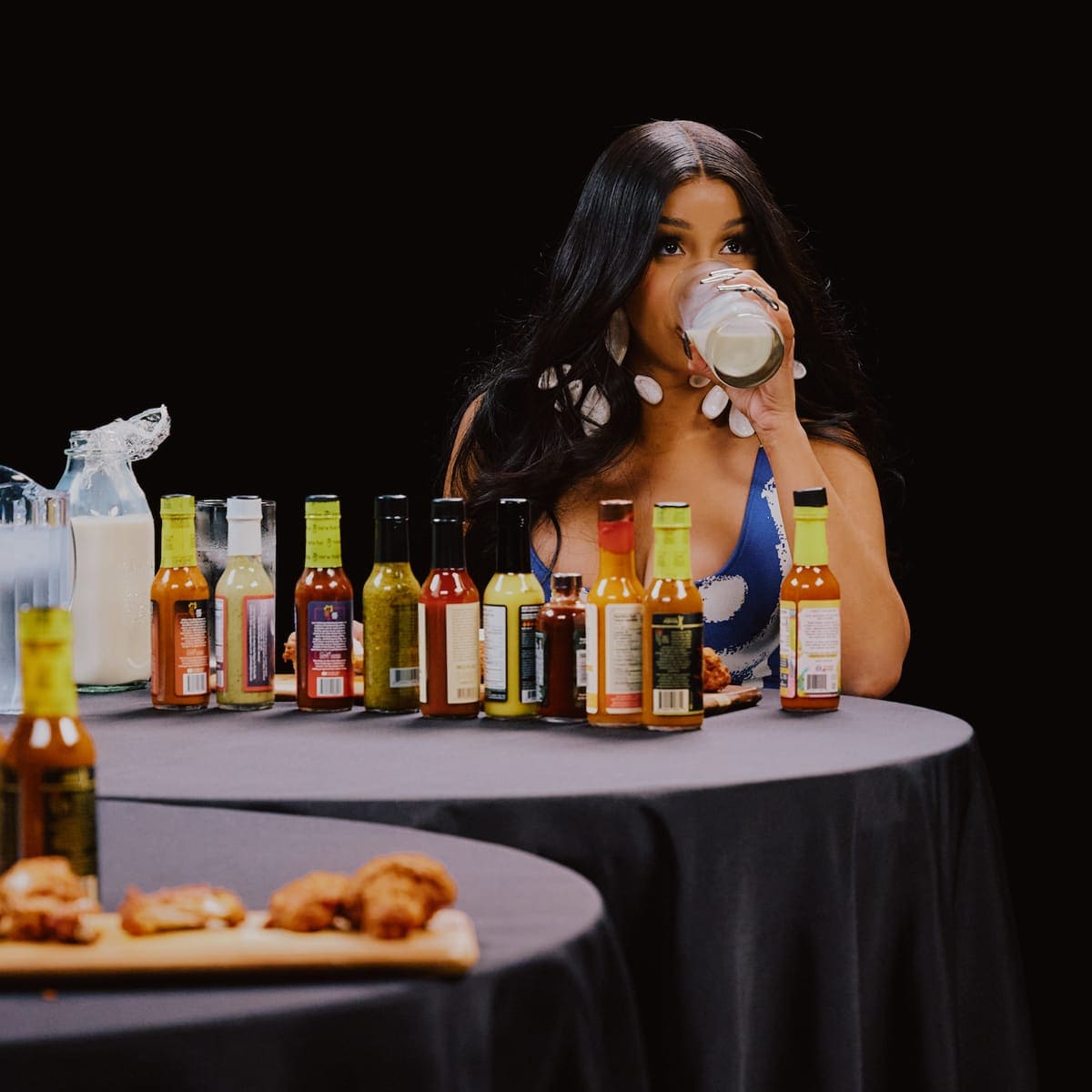 Cardi B Tries Not to Panic While Eating Spicy Wings | Hot Ones