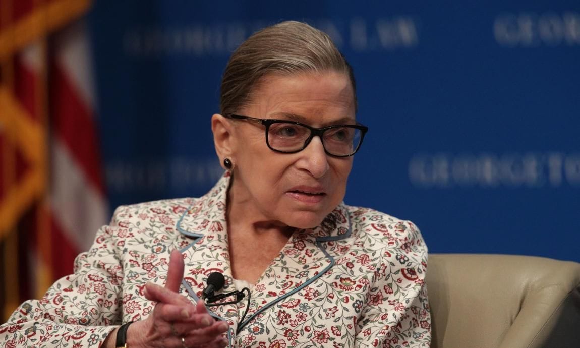 Supreme Court Justice Ruth Bader Ginsburg Attends Discussion At Georgetown Law