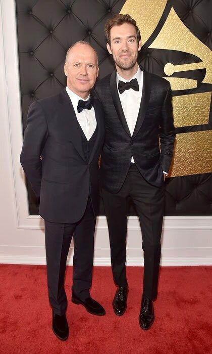 Michael Keaton stepped out to the 59th Grammy Awards with his handsome son Sean Douglas.
Photo: Alberto E. Rodriguez/Getty Images for NARAS