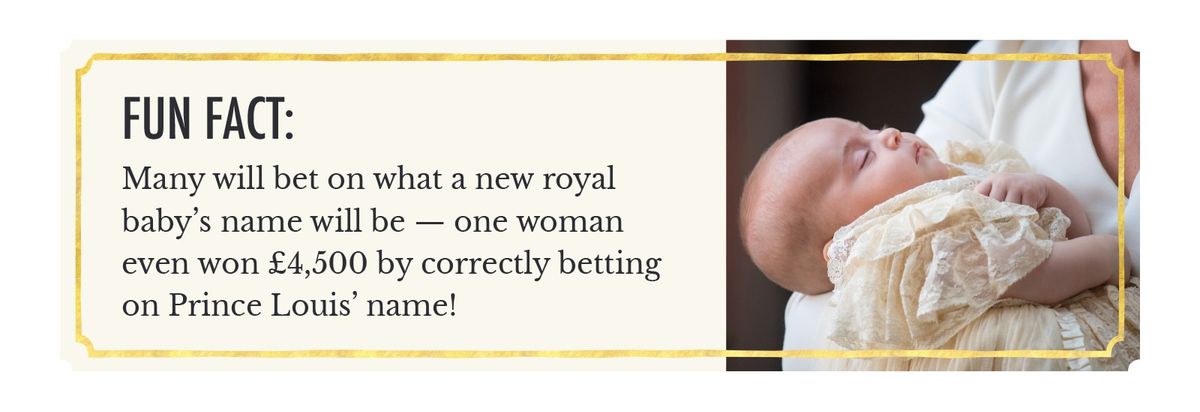 royal baby name fun fact 1