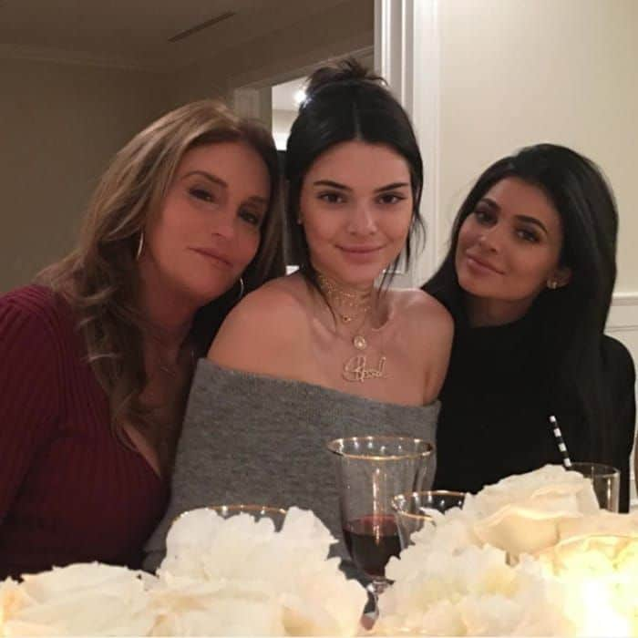 Caitlyn Jenner's guests of course also included daughters Kylie and Kendall.
Photo: Instagram/@caitlynjenner