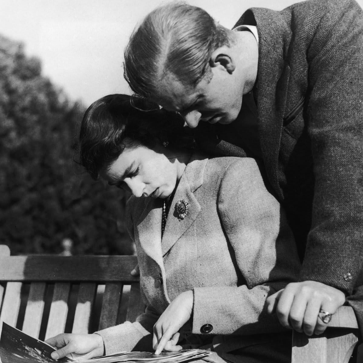 Reina Isabel y el principe Felipe