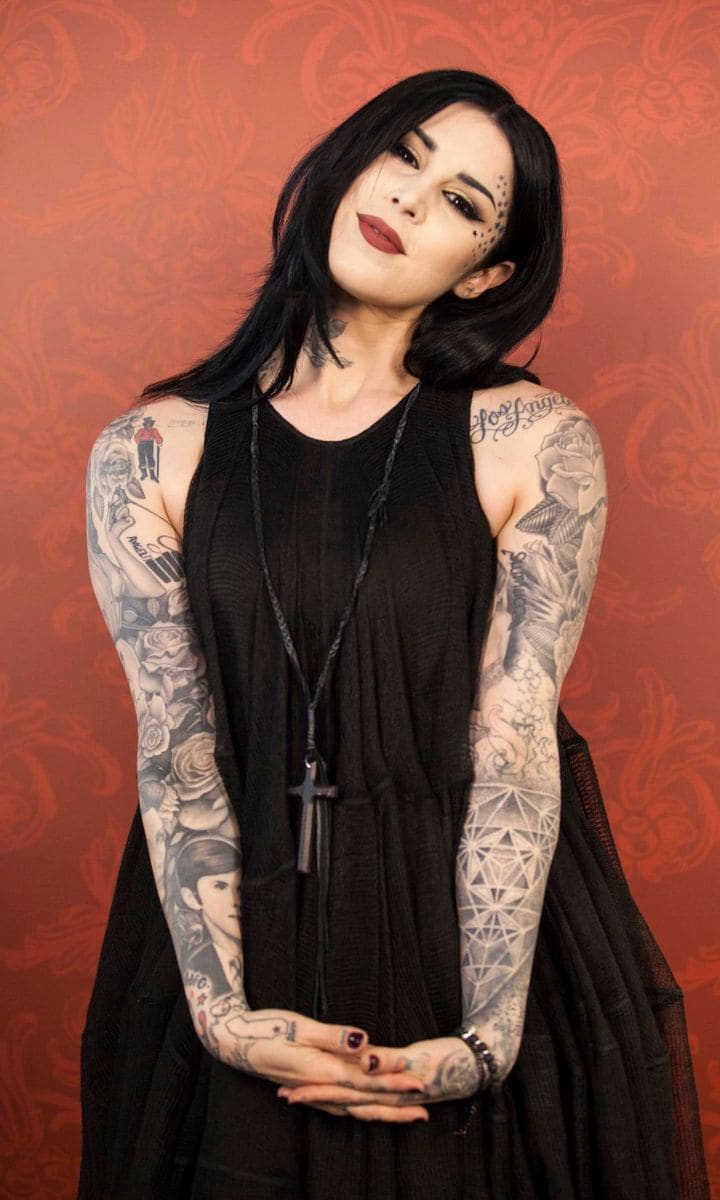 Kat Von D Launches Her Make Up Line In Milan