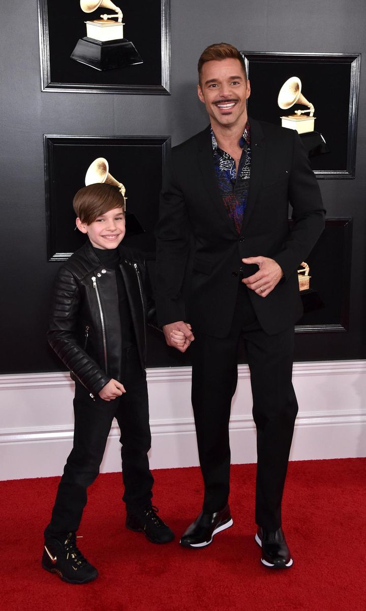 Ricky Martin y su hijo Matteo