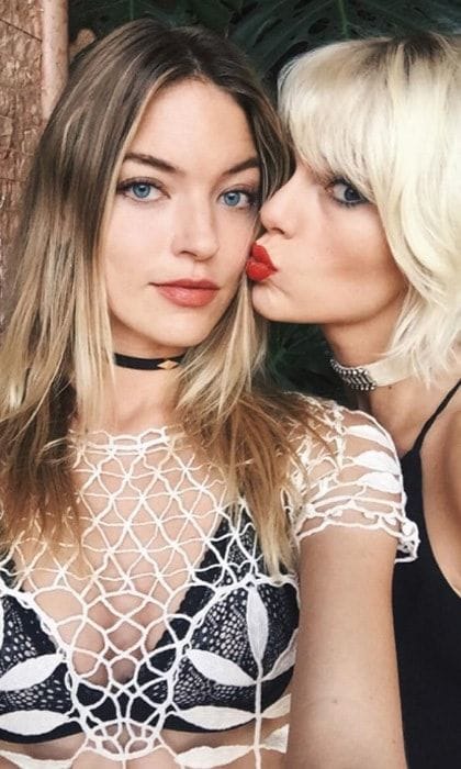 Victoria's Secret model Martha Hunt was "Coachillin" with Taylor Swift.
<br>Photo: Instagram/@marhunt