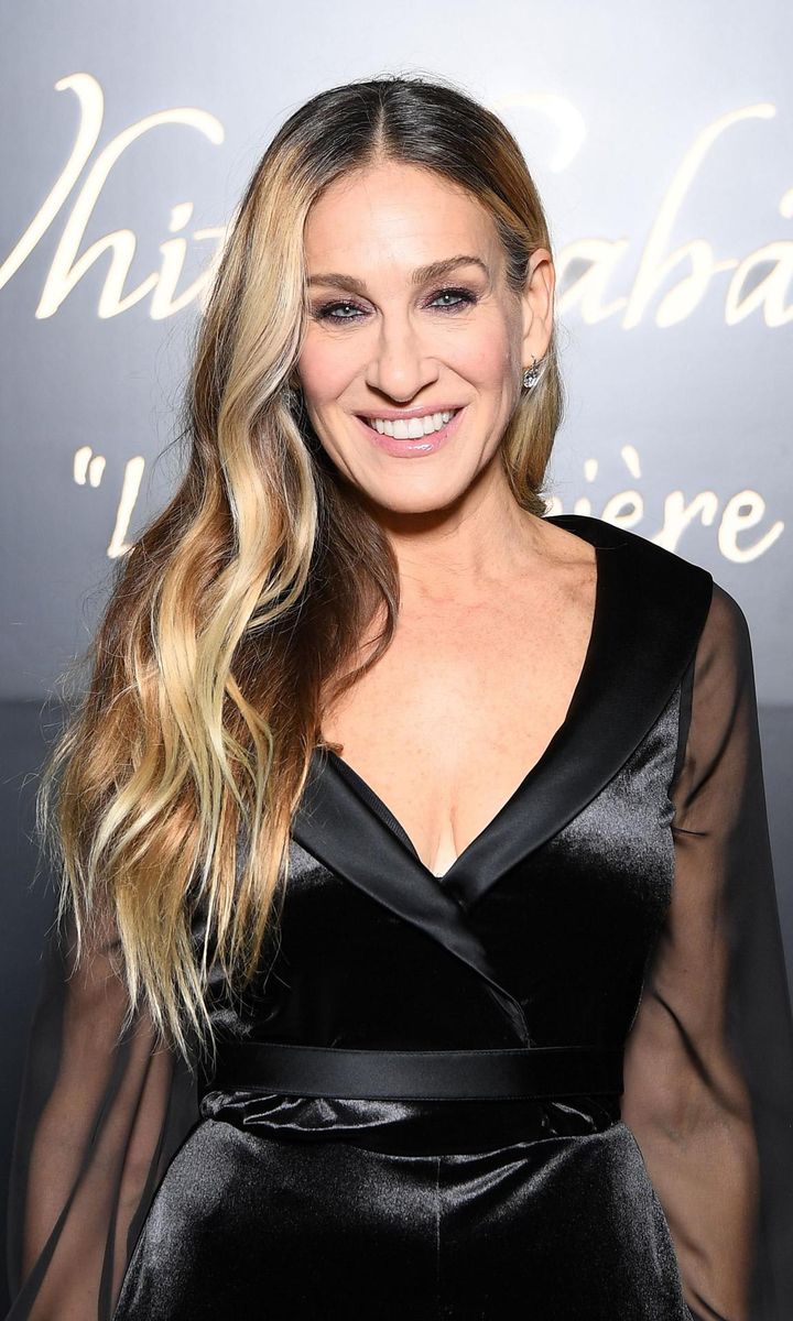 Sarah Jessica Parker with her hair down
