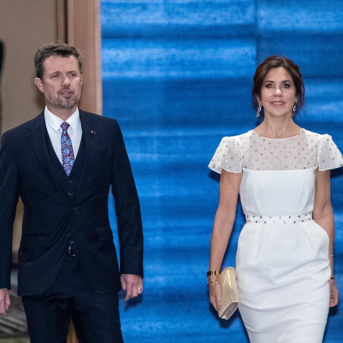 Crown Princess Mary wore a wedding dress to a cocktail party in Tokyo 