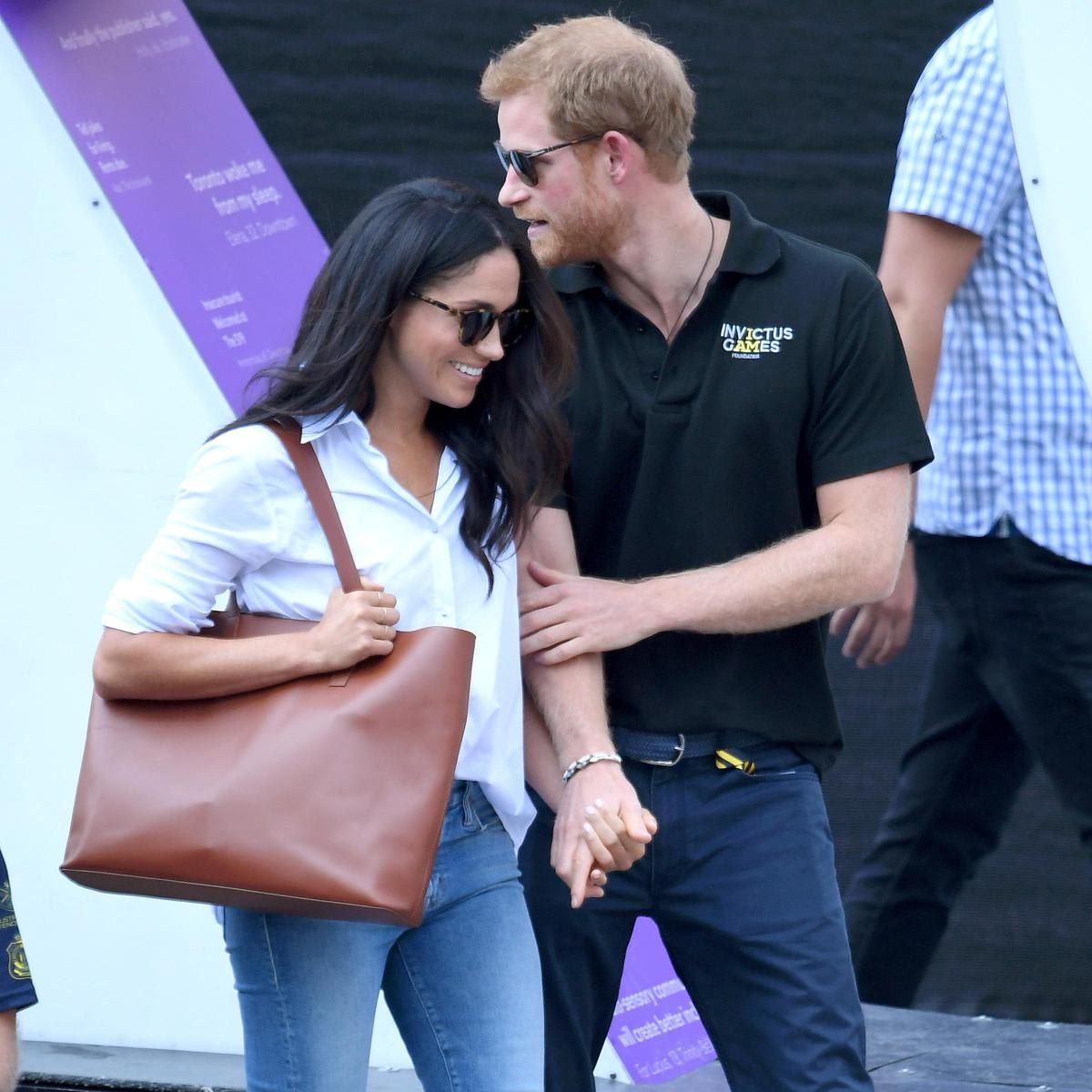 Prince Harry (pictured with Meghan at the 2017 Games) will be joined by his wife in the Netherlands