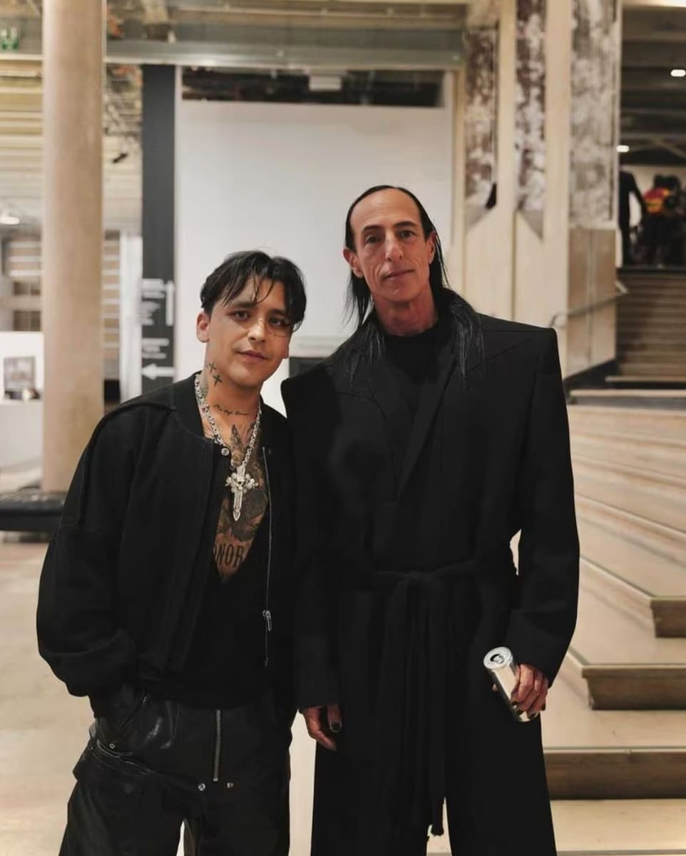 Christian Nodal and Rick Owens