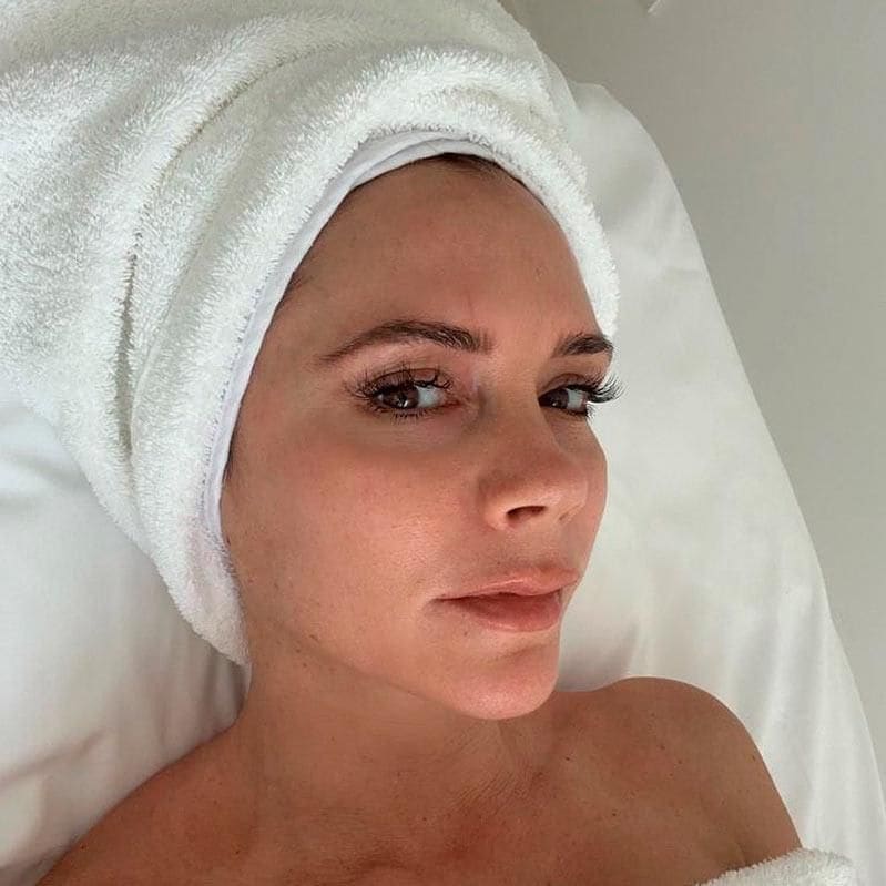 Victoria Beckham without makeup