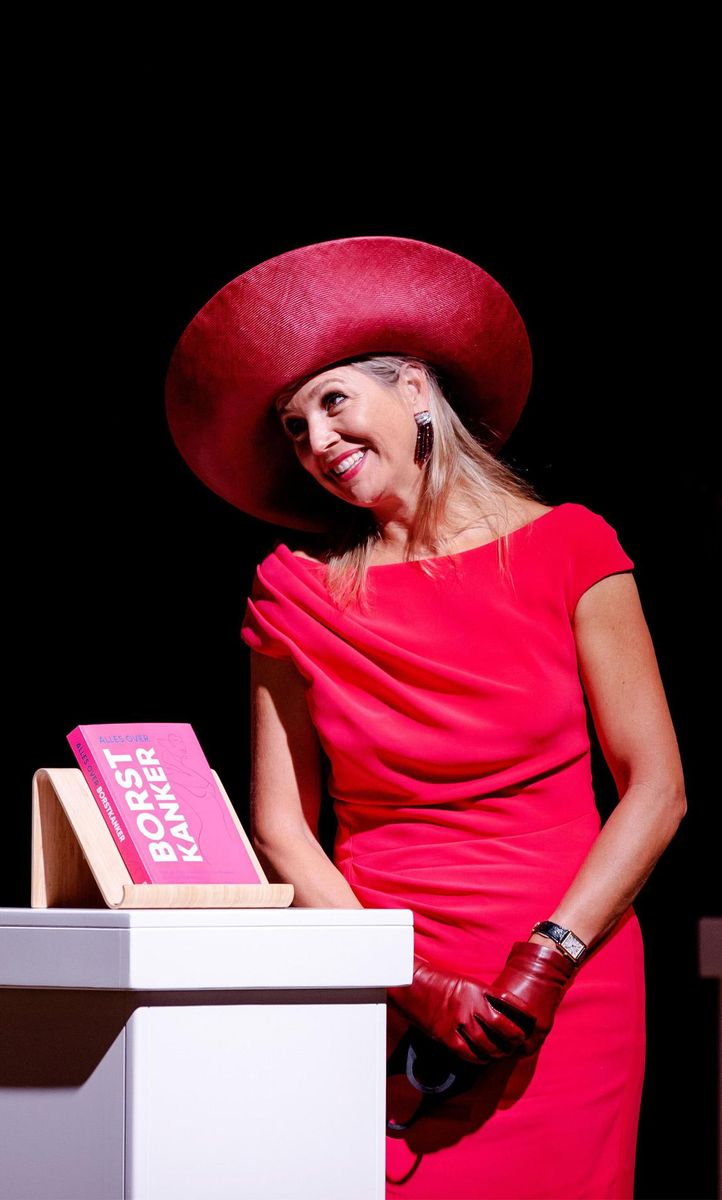 Queen Maxima during the opening of breast cancer month in the World Forum The Hague